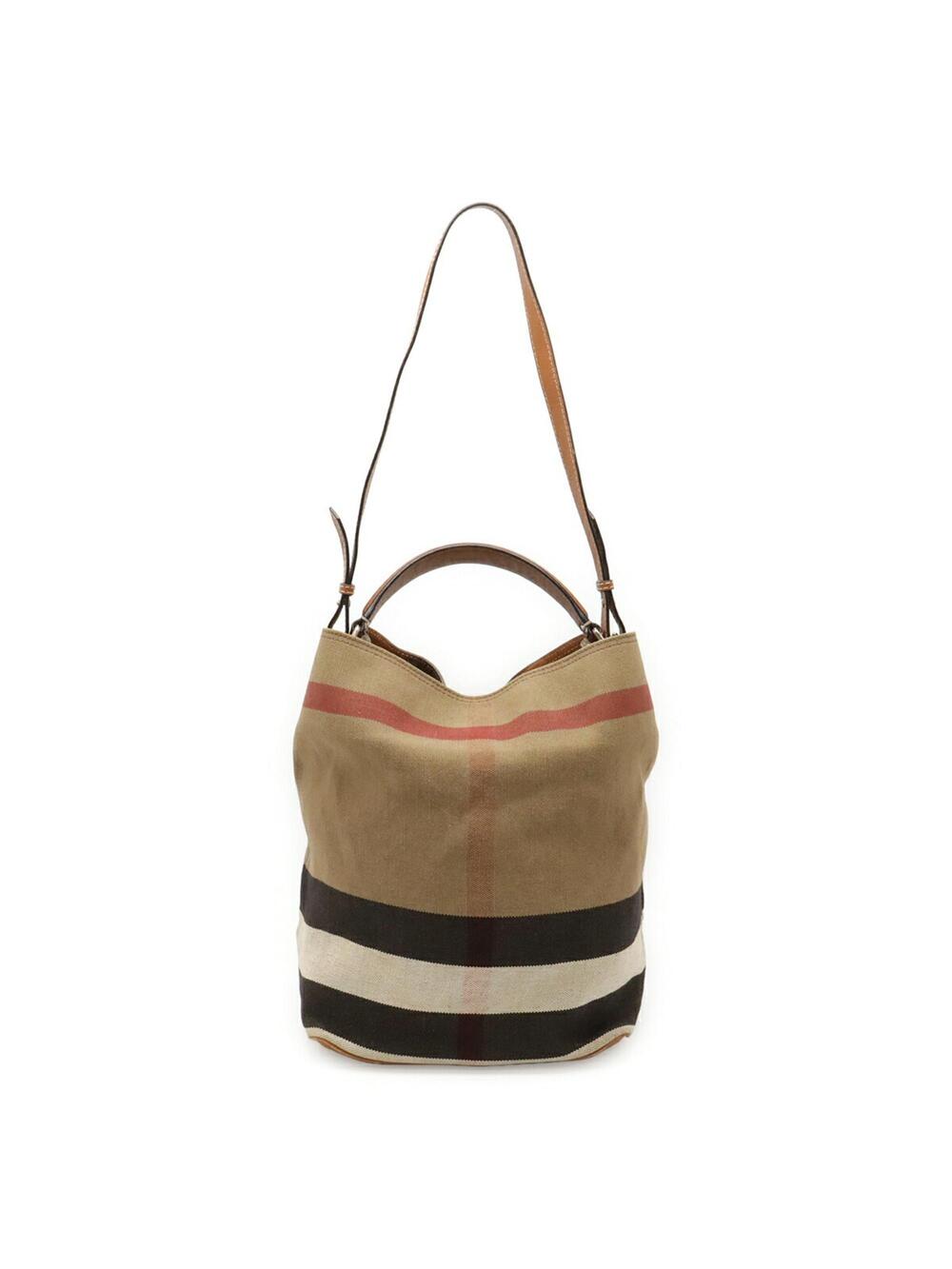 Burberry Ashby Bag House Check Canvas #369586B67B